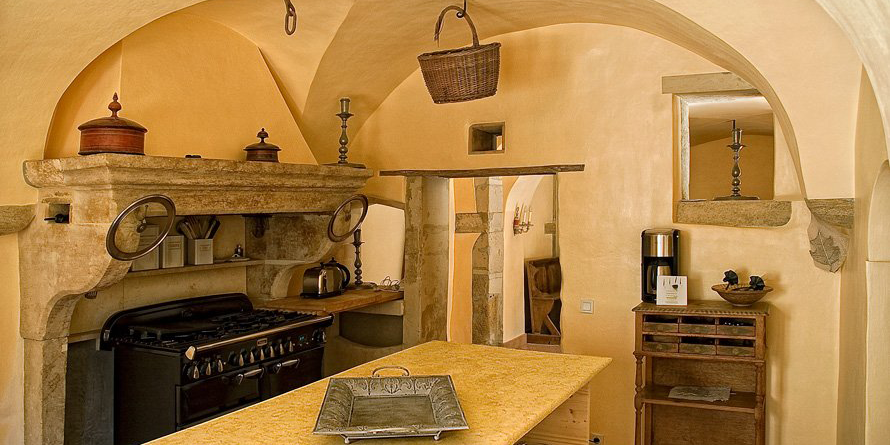 La cuisine de la maison de Grillon